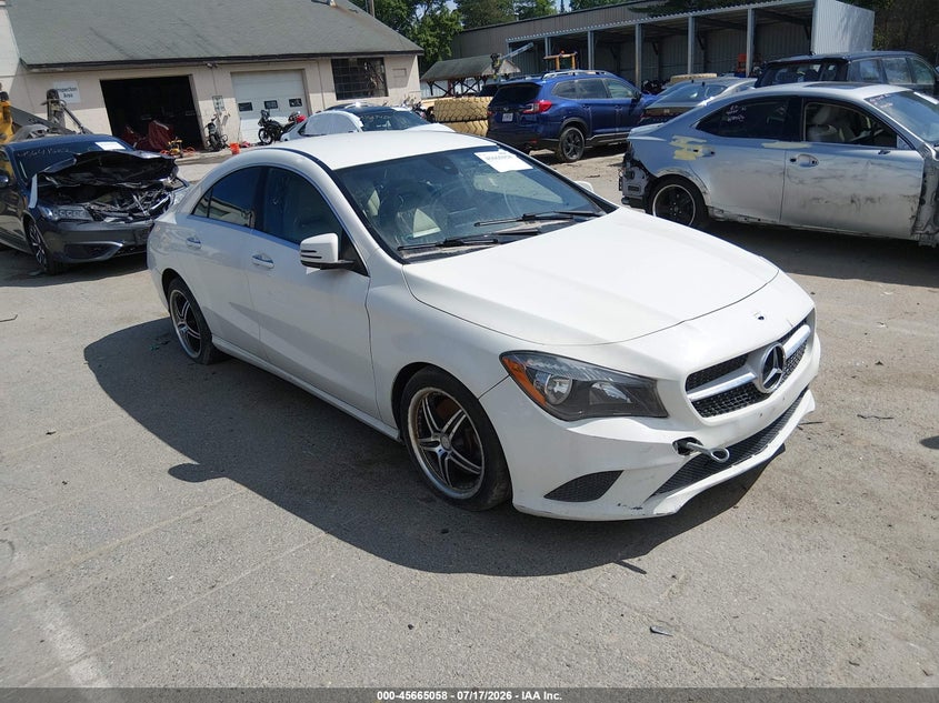 2015 Mercedes-benz Cla-class VIN WDDSJ4GBXFN173465 IAAI salvage auction — FRONT END, Reconstructed (Massachusetts), sold $525 on 2026-07-22 (photo 1)