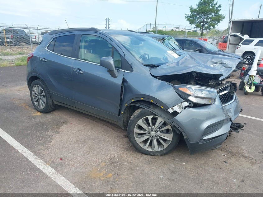2020 Buick Encore VIN KL4CJASB8LB051201 IAAI salvage auction — LEFT FRONT, Wait Title, sold $800 on 2026-08-25 (photo 1)