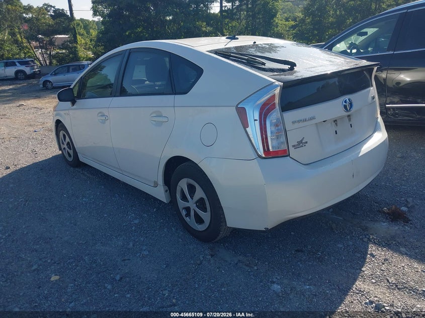 2014 Toyota Prius VIN JTDKN3DU1E0359695 IAAI salvage auction — NORMAL WEAR, Clear (Georgia), sold $1,600 on 2026-07-28 (photo 3)
