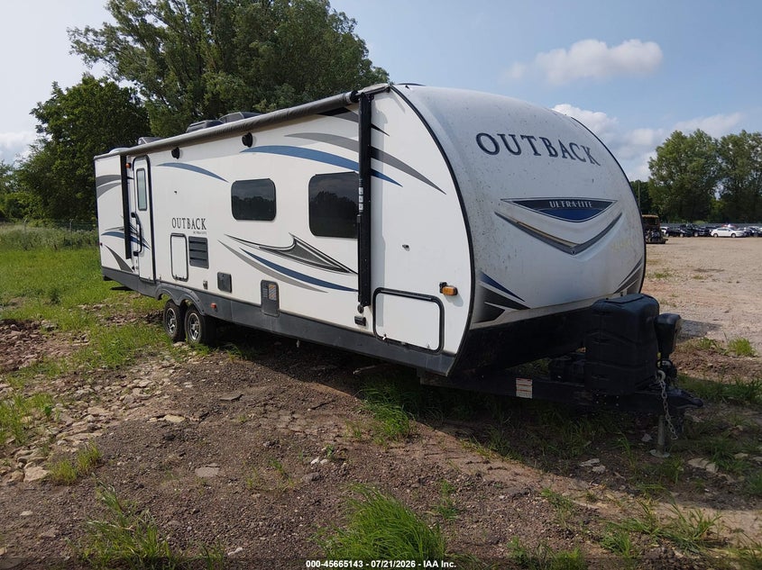 2019 Keystone rv Other VIN 4YDT29021KB450130 IAAI salvage auction — WATER/FLOOD, Wait Title, sold $25 on 2026-09-29 (photo 1)