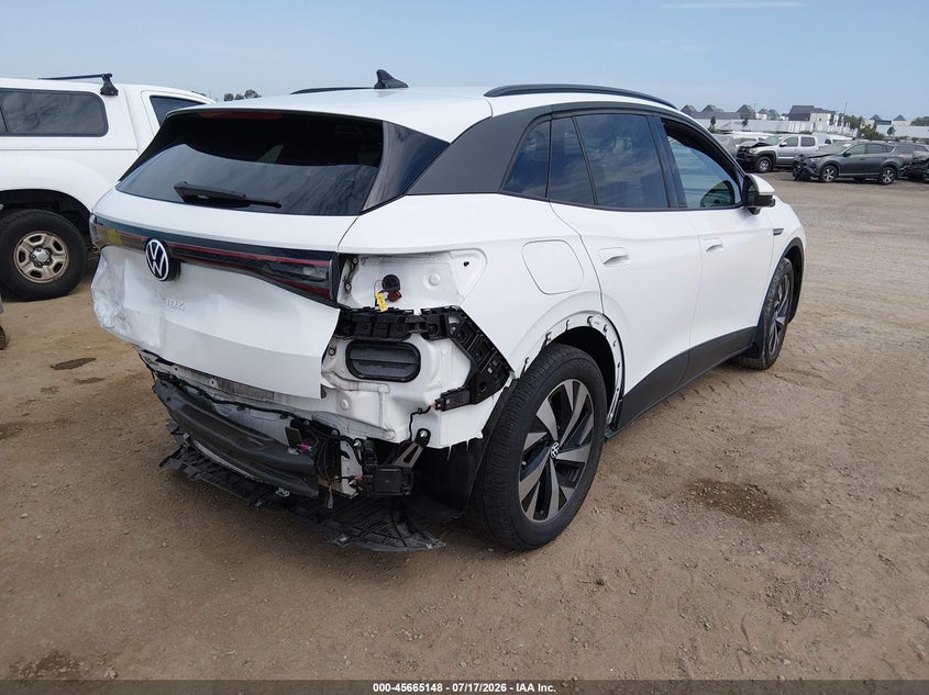 2023 Volkswagen Id.4 VIN 1V2CMPE80PC042930 IAAI salvage auction — REAR END, Salvage (California), sold $9,100 on 2026-07-29 (photo 4)