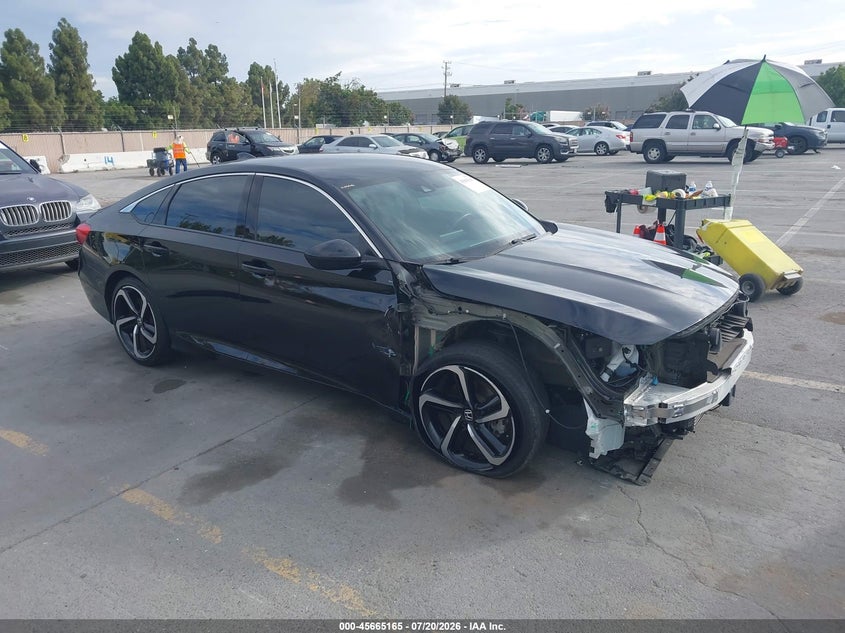 2019 Honda Accord VIN 1HGCV1F33KA085372 IAAI salvage auction — FRONT END, Salvage (California), sold $7,350 on 2026-07-27 (photo 1)