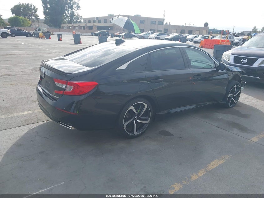 2019 Honda Accord VIN 1HGCV1F33KA085372 IAAI salvage auction — FRONT END, Salvage (California), sold $7,350 on 2026-07-27 (photo 4)