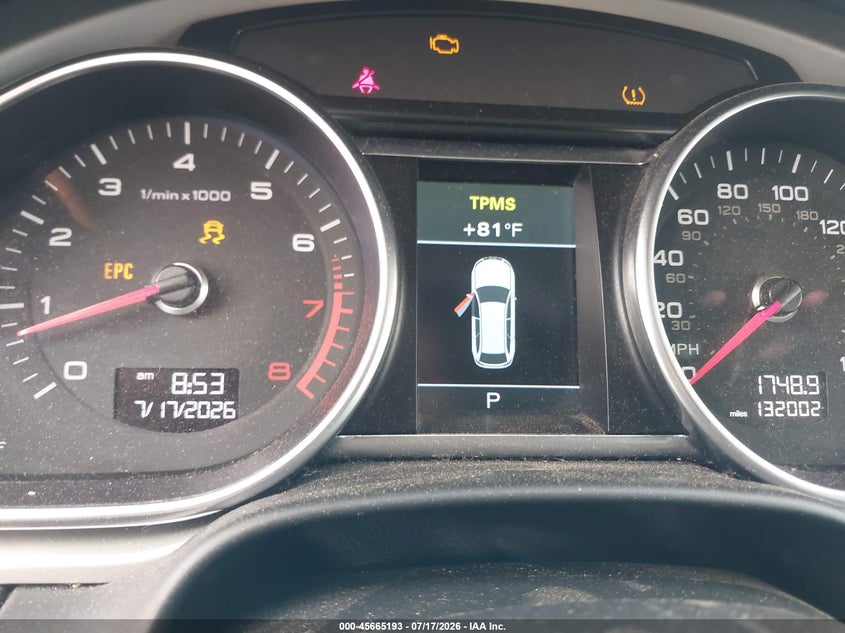 2015 Audi Q7 VIN WA1CGAFE0FD007933 IAAI salvage auction — NORMAL WEAR, Clear (Virginia), sold $25 on 2026-07-28 (photo 7)