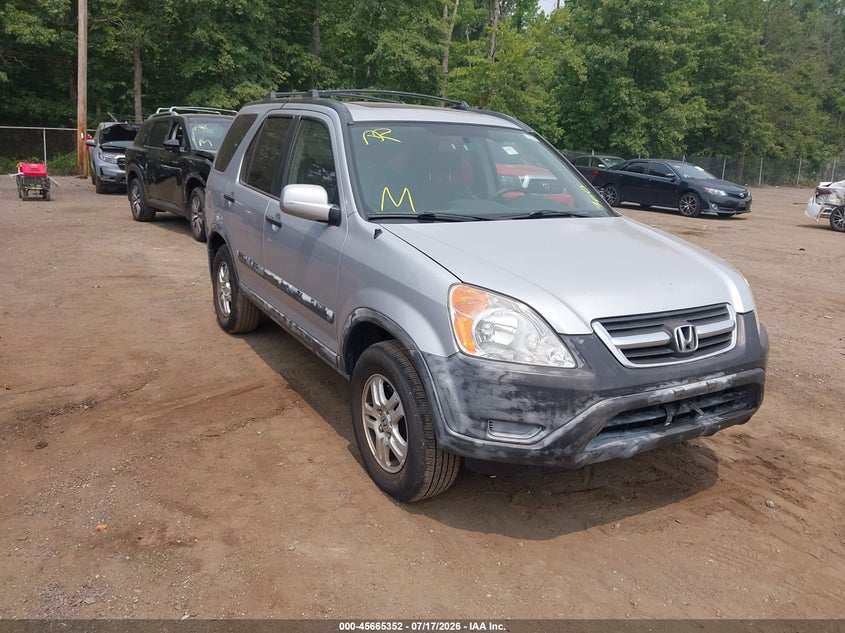 2002 Honda Cr-v VIN JHLRD78862C061419 IAAI salvage auction — NORMAL WEAR, Clear (Virginia), sold $25 on 2026-07-22 (photo 1)