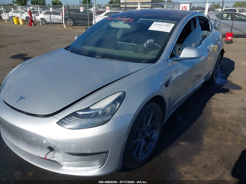2018 Tesla Model 3 VIN 5YJ3E1EA7JF011649 IAAI salvage auction — FRONT END, Salvage (California), sold $4,850 on 2026-07-29 (photo 6)