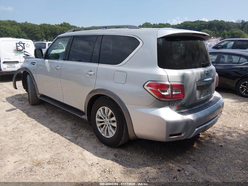 2017 Nissan Armada VIN JN8AY2NC1H9509067 IAAI salvage auction — FRONT END, Salvage Title, sold $25 on 2026-07-29 (photo 3)
