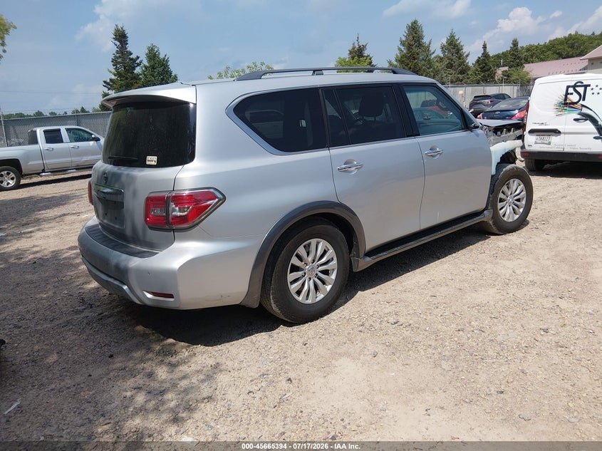 2017 Nissan Armada VIN JN8AY2NC1H9509067 IAAI salvage auction — FRONT END, Salvage Title, sold $25 on 2026-07-29 (photo 4)