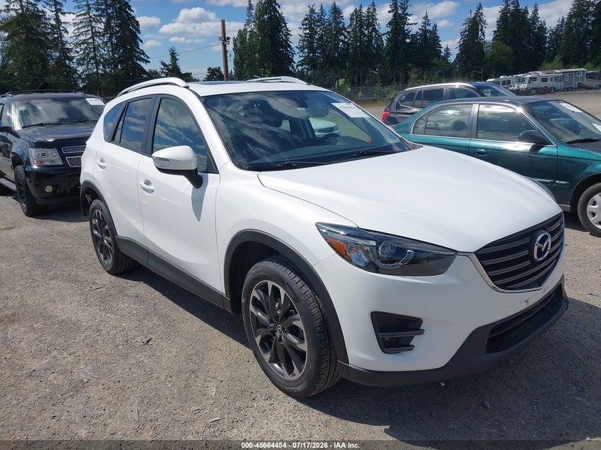 2016 Mazda Cx-5 VIN JM3KE4DY3G0671052 IAAI salvage auction — REAR END, Salvage Title, sold $4,450 on 2026-08-01 (photo 1)