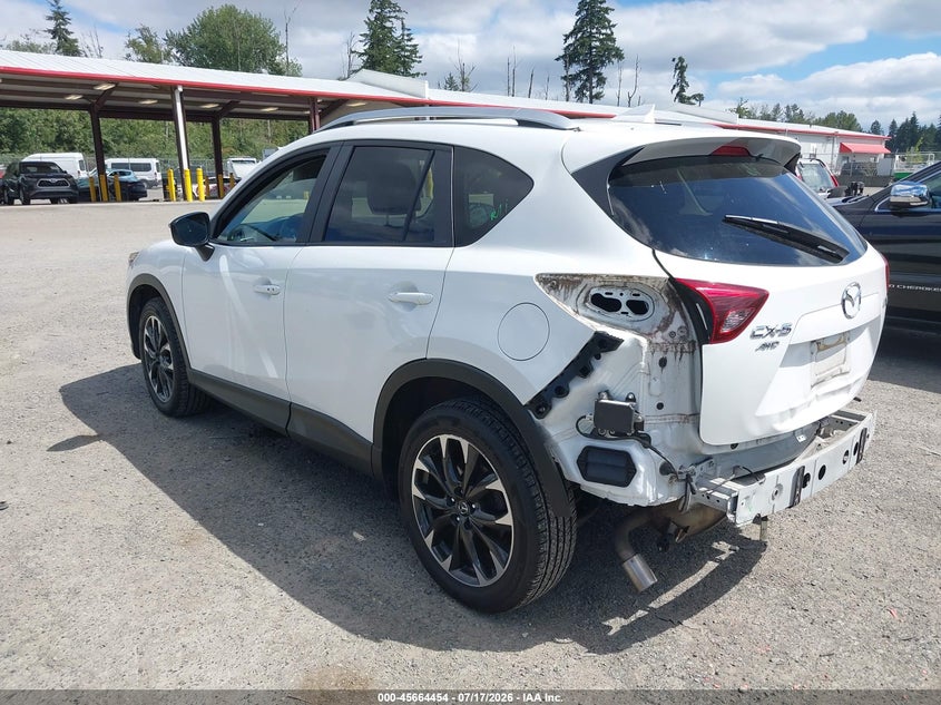 2016 Mazda Cx-5 VIN JM3KE4DY3G0671052 IAAI salvage auction — REAR END, Salvage Title, sold $4,450 on 2026-08-01 (photo 3)