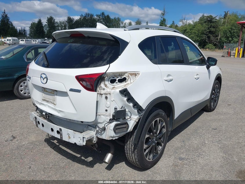 2016 Mazda Cx-5 VIN JM3KE4DY3G0671052 IAAI salvage auction — REAR END, Salvage Title, sold $4,450 on 2026-08-01 (photo 4)