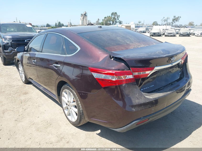 2013 Toyota Avalon VIN 4T1BK1EB8DU050240 IAAI salvage auction — FRONT END, Salvage (California), sold $1,350 on 2026-07-31 (photo 3)