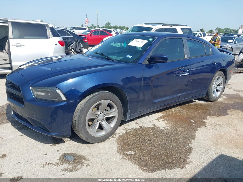 2014 Dodge Charger VIN 2C3CDXBG8EH186639 IAAI salvage auction — RIGHT SIDE, Original (Texas), sold $2,800 on 2026-09-26 (photo 2)