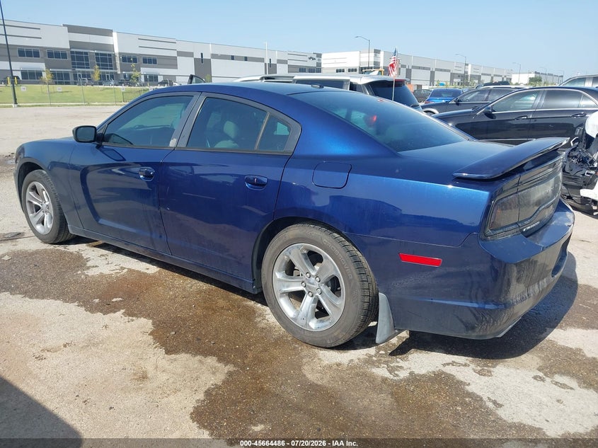 2014 Dodge Charger VIN 2C3CDXBG8EH186639 IAAI salvage auction — RIGHT SIDE, Original (Texas), sold $2,800 on 2026-09-26 (photo 3)