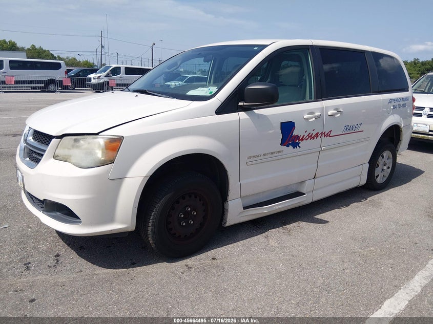 2012 Dodge Caravan VIN 2C4RDGBG1CR180730 IAAI salvage auction — NORMAL WEAR, Clear (Louisiana), sold $9,300 on 2026-07-29 (photo 2)