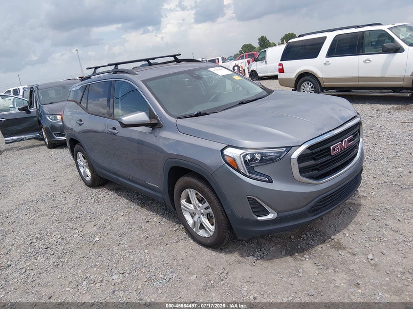 2020 Gmc Terrain VIN 3GKALMEV1LL336212 IAAI salvage auction — LEFT SIDE, Salvage Title, sold $3,050 on 2026-08-01 (photo 1)