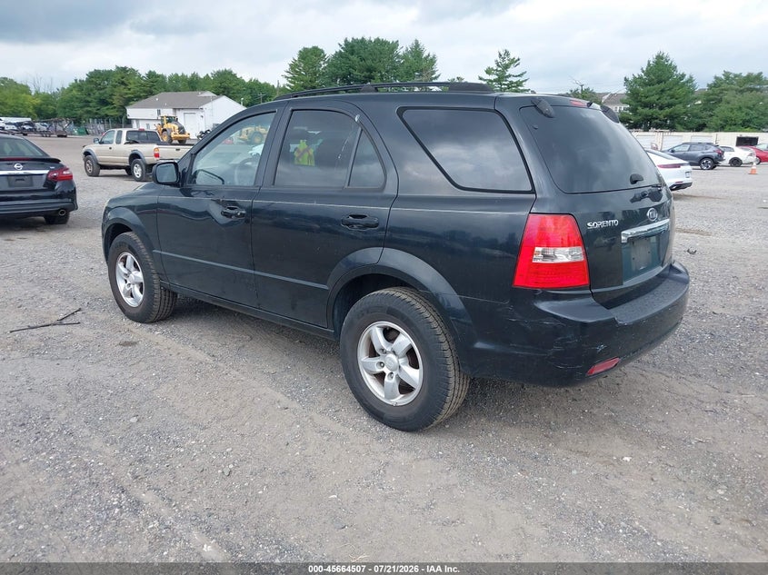 2008 Kia Sorento VIN KNDJD735785765486 IAAI salvage auction — NORMAL WEAR, Clear (Pennsylvania), sold $725 on 2026-07-28 (photo 3)