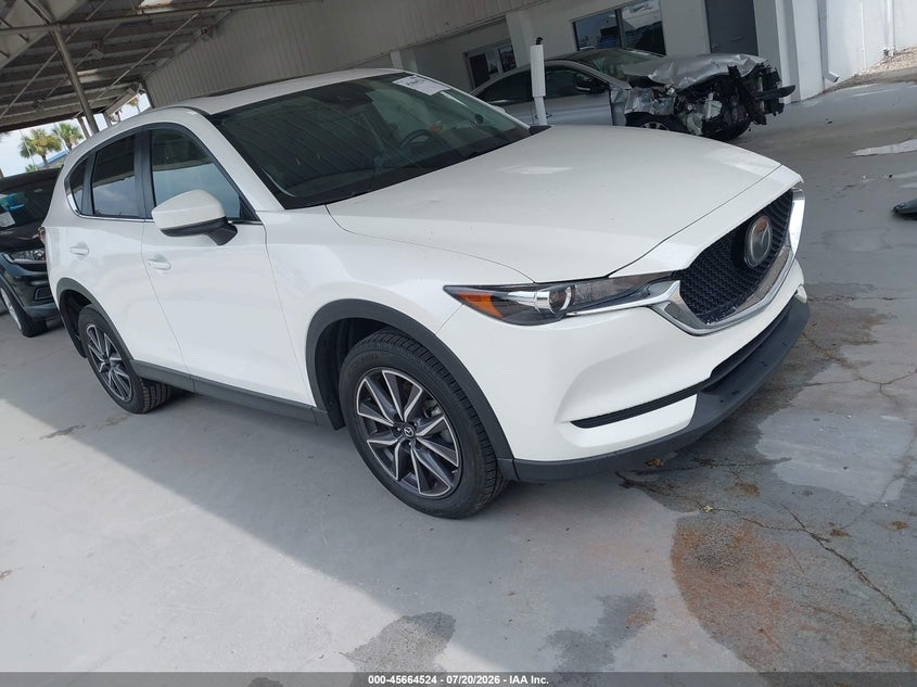 2018 Mazda Cx-5 VIN JM3KFACM1J1452120 IAAI salvage auction — REAR END, Rebuildable (Florida), sold $4,550 on 2026-07-26 (photo 1)