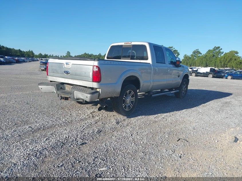 2013 Ford F250 VIN 1FT7W2BT9DEA89835 IAAI salvage auction — REAR END, Rebuildable (Florida), sold $3,300 on 2026-07-29 (photo 4)