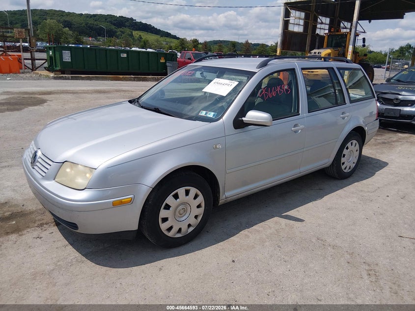 2003 Volkswagen Jetta VIN WVWRK61J73W297586 IAAI salvage auction — REAR END, Salvage (Pennsylvania), sold $250 on 2026-08-19 (photo 2)