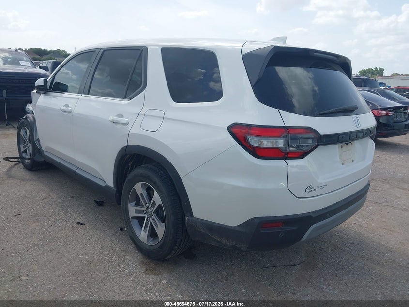 2025 Honda Pilot VIN 5FNYG2H40SB013093 IAAI salvage auction — FRONT END, Salvage (Texas), sold $10,500 on 2026-09-09 (photo 3)