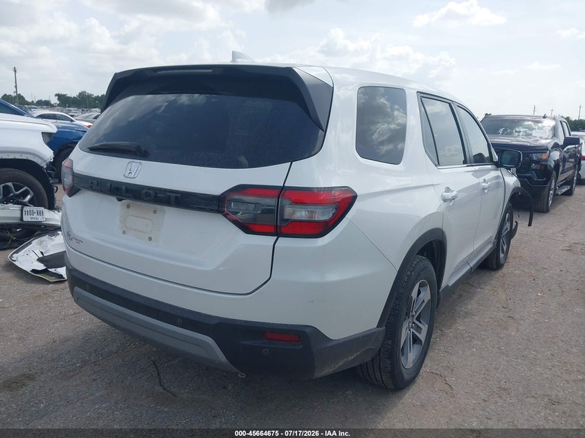 2025 Honda Pilot VIN 5FNYG2H40SB013093 IAAI salvage auction — FRONT END, Salvage (Texas), sold $10,500 on 2026-09-09 (photo 4)