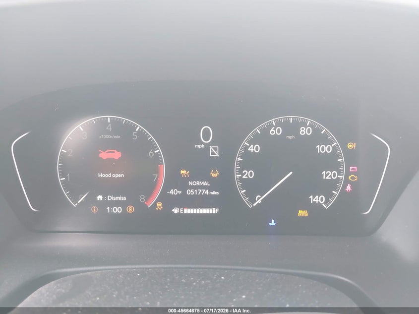2025 Honda Pilot VIN 5FNYG2H40SB013093 IAAI salvage auction — FRONT END, Salvage (Texas), sold $10,500 on 2026-09-09 (photo 7)