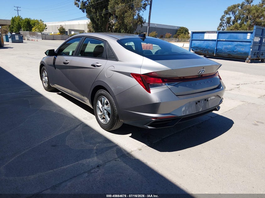 2023 Hyundai Elantra VIN KMHLL4AG7PU557798 IAAI salvage auction — FRONT & REAR, Sf97 (California), sold $8,250 on 2026-07-30 (photo 3)