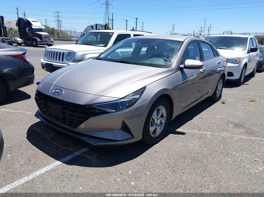2023 Hyundai Elantra VIN KMHLL4AG7PU557798 IAAI salvage auction — FRONT & REAR, Sf97 (California), sold $8,250 on 2026-07-30 (photo 2)