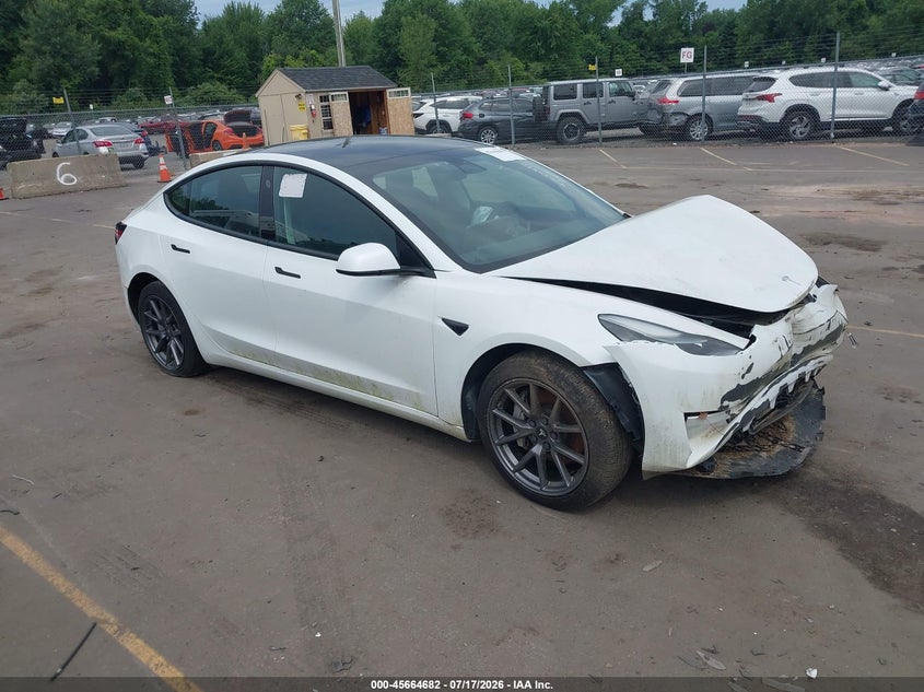 2021 Tesla Model 3 VIN 5YJ3E1EA0MF029222 IAAI salvage auction — NORMAL WEAR, Clear (Connecticut), sold $3,225 on 2026-07-30 (photo 1)