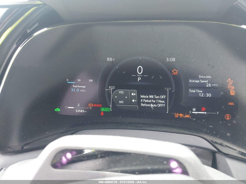 2025 Lexus Rx VIN 2T2BBMCA0SC077275 IAAI salvage auction — FRONT END, Salvage (Virginia), sold $22,600 on 2026-08-23 (photo 7)