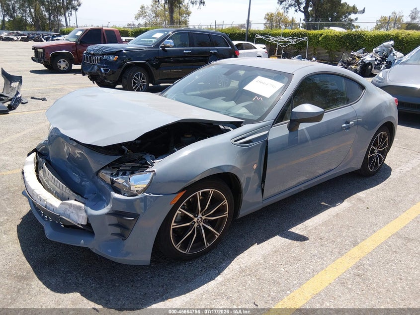 2018 Toyota Gt86 VIN JF1ZNAA12J8700763 IAAI salvage auction — FRONT END, Salvage Title, sold $3,200 on 2026-08-01 (photo 2)