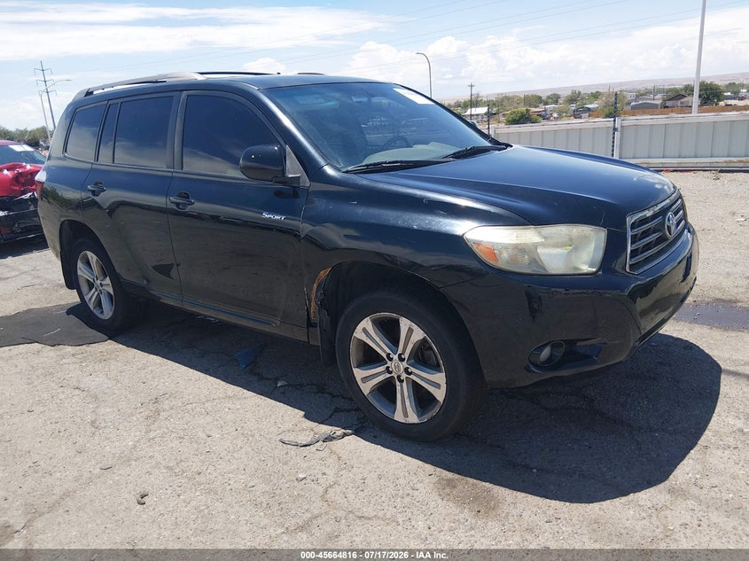 2009 Toyota Highlander VIN JTEES43A992116466 IAAI salvage auction — NORMAL WEAR, Clear (New Mexico), sold $250 on 2026-07-29 (photo 1)