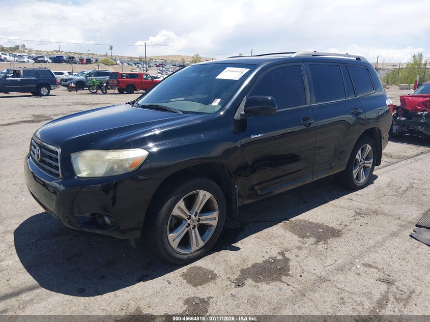 2009 Toyota Highlander VIN JTEES43A992116466 IAAI salvage auction — NORMAL WEAR, Clear (New Mexico), sold $250 on 2026-07-29 (photo 2)