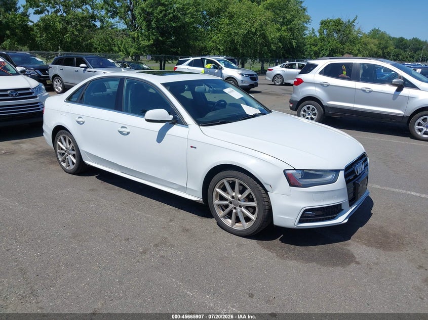 2015 Audi A4 VIN WAUFFAFL4FN007204 IAAI salvage auction — NORMAL WEAR, Clear (New Jersey), sold $575 on 2026-07-27 (photo 1)