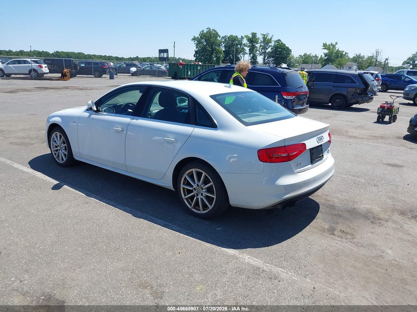 2015 Audi A4 VIN WAUFFAFL4FN007204 IAAI salvage auction — NORMAL WEAR, Clear (New Jersey), sold $575 on 2026-07-27 (photo 3)