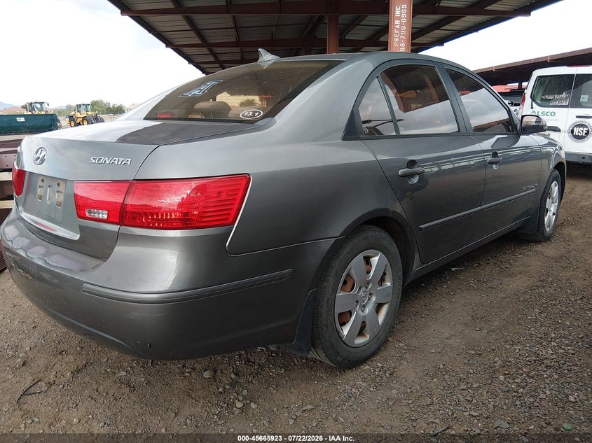 2009 Hyundai Sonata VIN 5NPET46C09H548537 IAAI salvage auction — NORMAL WEAR, Clear (Arizona), sold $675 on 2026-07-28 (photo 4)
