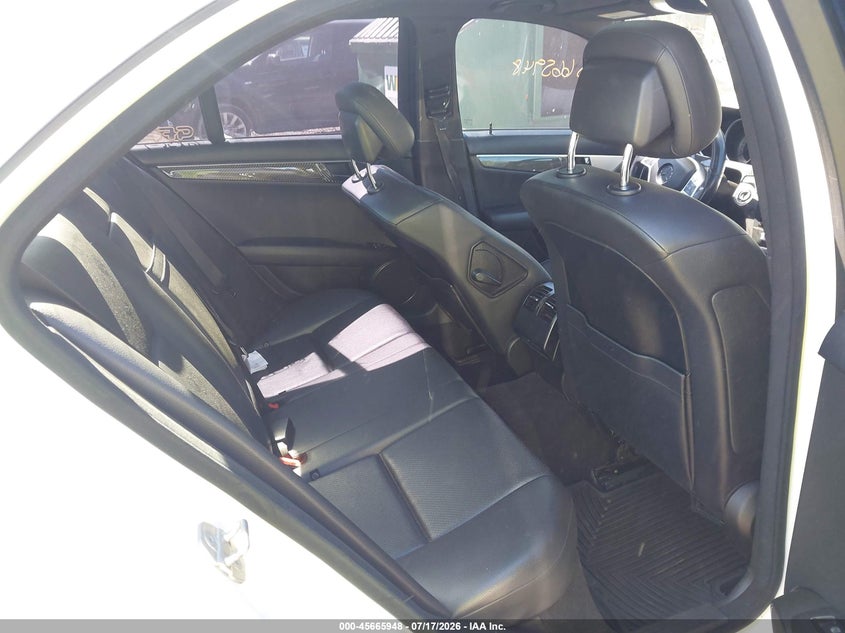 2012 Mercedes-benz C-klasse VIN WDDGF4HB1CR235359 IAAI salvage auction — FRONT & REAR, Mv-907A (New York), sold $475 on 2026-08-04 (photo 8)