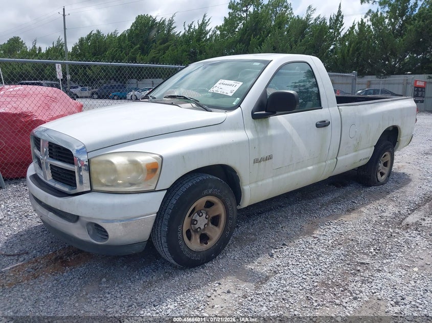 2008 Dodge Ram 1500 VIN 1D7HA16N38J193684 IAAI salvage auction — NORMAL WEAR, Clear (Florida), sold $300 on 2026-07-31 (photo 2)