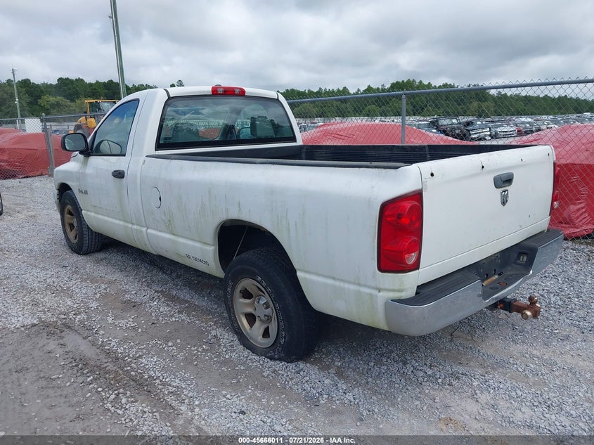 2008 Dodge Ram 1500 VIN 1D7HA16N38J193684 IAAI salvage auction — NORMAL WEAR, Clear (Florida), sold $300 on 2026-07-31 (photo 3)
