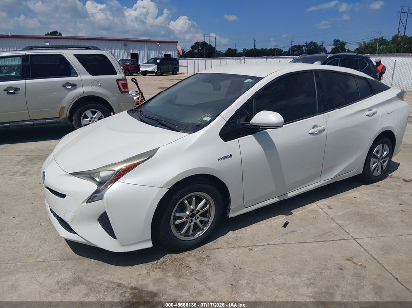 2016 Toyota Prius VIN JTDKARFU4G3006591 IAAI salvage auction — NORMAL WEAR, Clear (Missouri), sold $3,050 on 2026-07-28 (photo 2)
