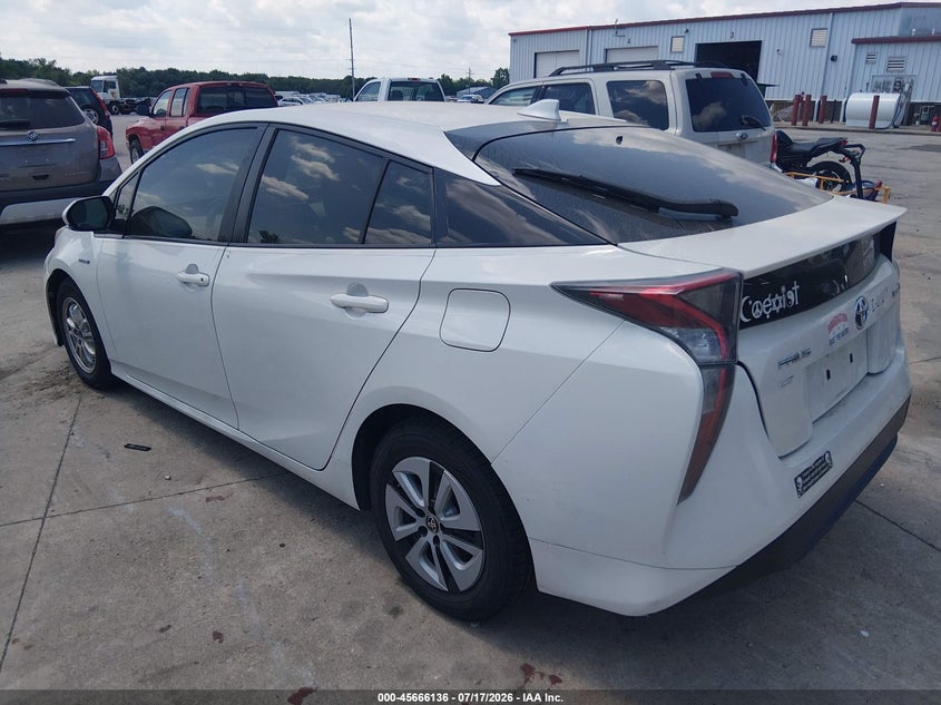 2016 Toyota Prius VIN JTDKARFU4G3006591 IAAI salvage auction — NORMAL WEAR, Clear (Missouri), sold $3,050 on 2026-07-28 (photo 3)