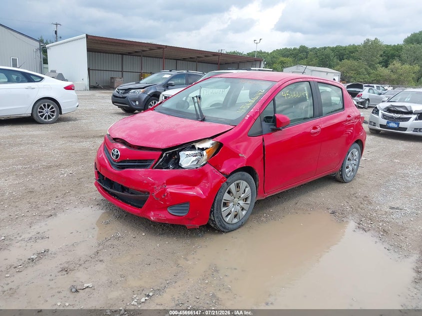2012 Toyota Yaris VIN JTDKTUD37CD523072 IAAI salvage auction — FRONT END, Salvage (Ohio), sold $725 on 2026-07-31 (photo 2)