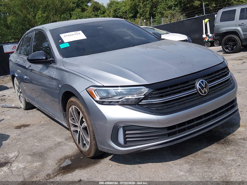 2022 Volkswagen Jetta VIN 3VWBM7BU4NM022087 IAAI salvage auction — LEFT FRONT, Salvage (Kansas), sold $8,600 on 2026-09-02 (photo 1)
