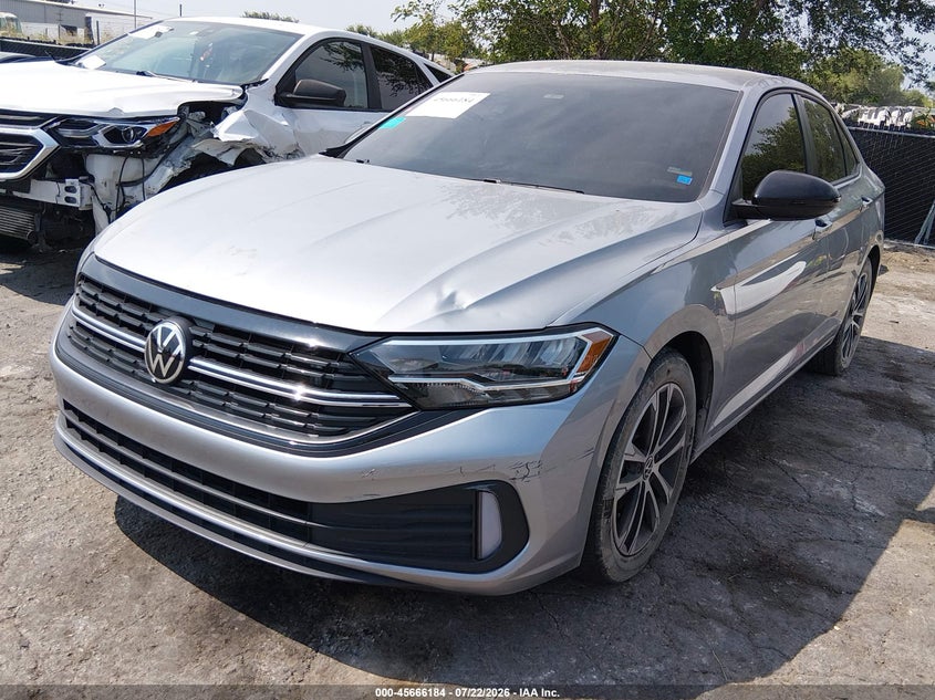 2022 Volkswagen Jetta VIN 3VWBM7BU4NM022087 IAAI salvage auction — LEFT FRONT, Salvage (Kansas), sold $8,600 on 2026-09-02 (photo 2)