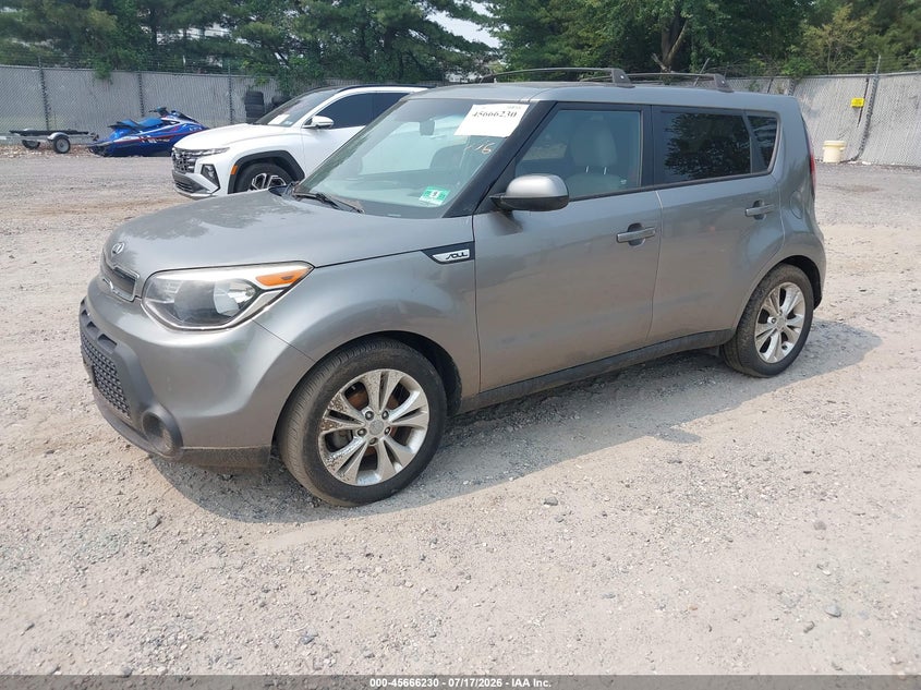 2015 Kia Soul VIN KNDJP3A59F7122500 IAAI salvage auction — NORMAL WEAR, Clear (New Jersey), sold $600 on 2026-07-28 (photo 2)