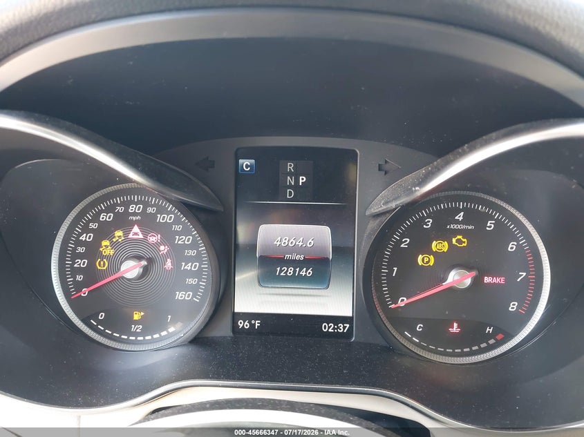 2019 Mercedes-benz Glc VIN WDC0G4JB9KF564274 IAAI salvage auction — FRONT & REAR, Salvage Title, sold $5,750 on 2026-08-04 (photo 7)