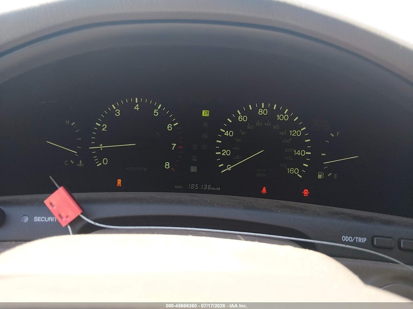 1997 Lexus Ls 400 VIN JT8BH28F4V0081242 IAAI salvage auction — NORMAL WEAR, Clear (Tennessee), sold $1,000 on 2026-07-23 (photo 7)