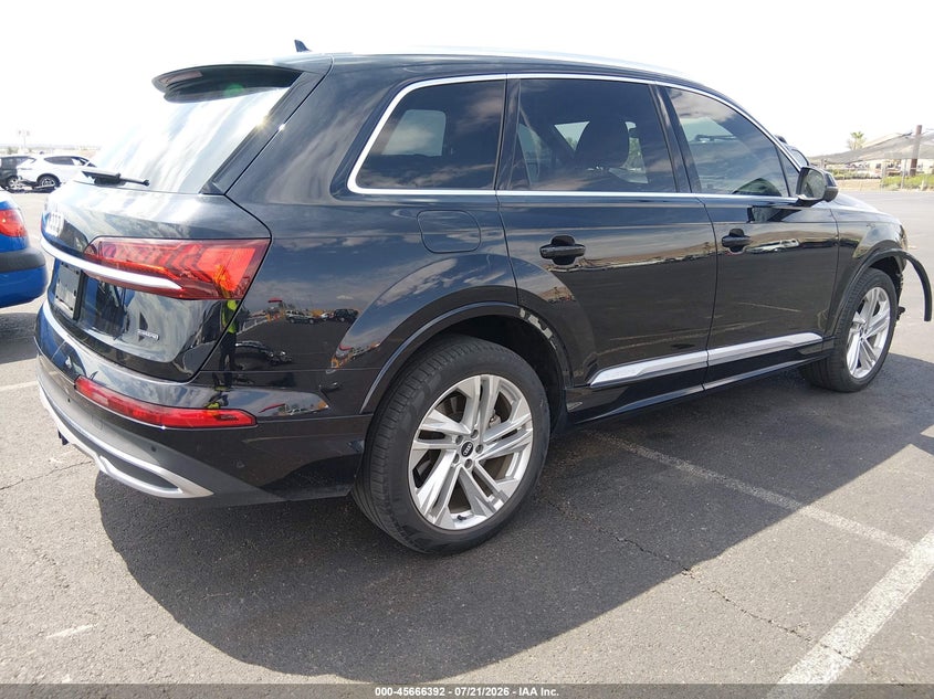 2021 Audi Q7 VIN WA1AXAF72MD033567 IAAI salvage auction — FRONT END, Wait Title, sold $14,700 on 2026-09-02 (photo 4)
