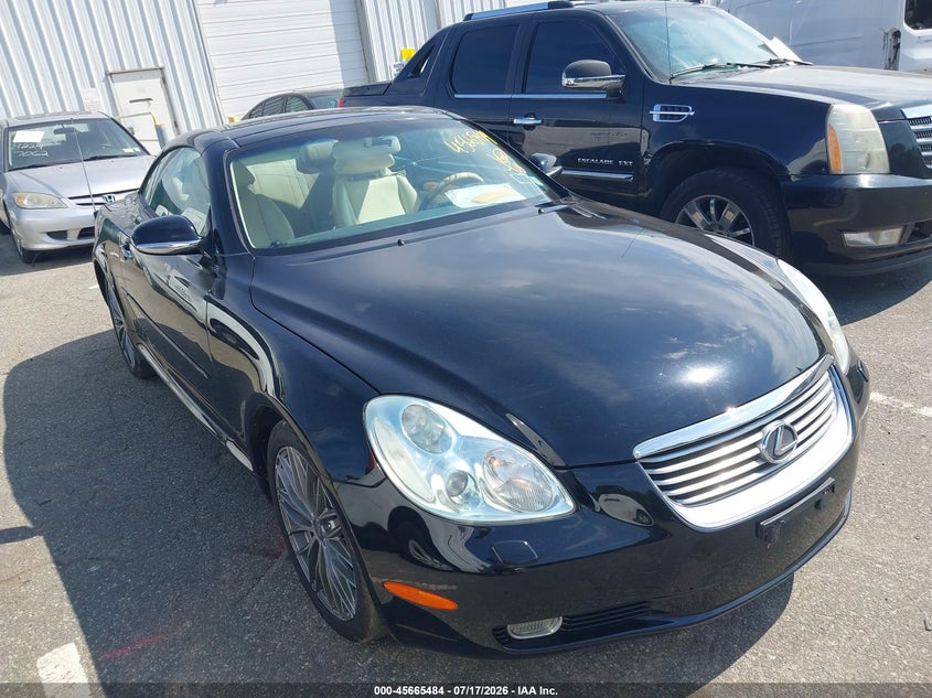 2003 Lexus Sc 430 VIN JTHFN48Y030048372 IAAI salvage auction — FRONT END, Clear (New York), sold $50 on 2026-07-21 (photo 1)